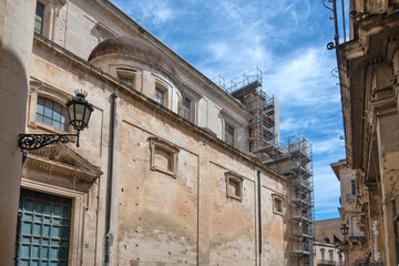 The Old town of Lecce, Apulia Region, Italy