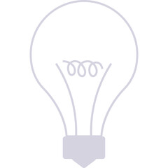 Outline Light Bulb