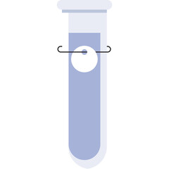 Laboratory Chemical Flask With Label