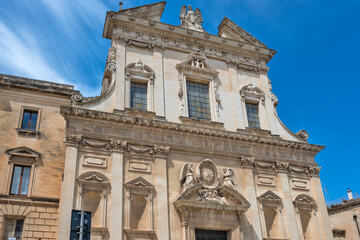 The Old town of Lecce, Apulia Region, Italy