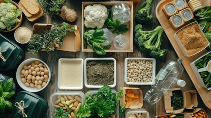 Biodegradable plant-based packaging materials emphasize innovations in reducing plastic use and promoting eco-friendly alternatives for sustainable living. Sustainable carbon reduction