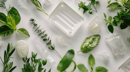 Innovative biodegradable plant-based packaging materials highlight efforts to reduce plastic usage and foster eco-conscious packaging alternatives. Sustainable carbon reduction