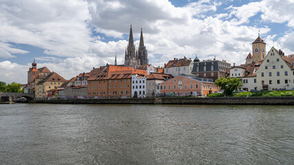 Regensburg an einem Sommertag