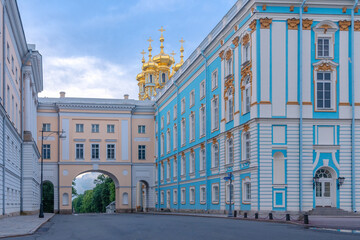 Puschkin ist ein Stadtteil von St. Petersburg, wo auch der  berühmte Katharinenpalast im Park zu...