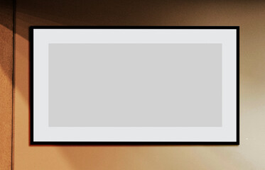 Realistic picture frame collage isolated on white background. Perfect for your presentations. wall interior with photo frame collage.
