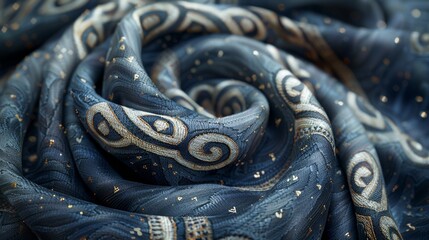 celtic knotwork design, celtic knotwork embellishes a fabric with elegance, offering a glimpse of ancient beauty and significance