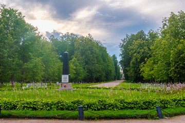 Puschkin ist ein Stadtteil von St. Petersburg, wo auch der  berühmte Katharinenpalast im Park zu...