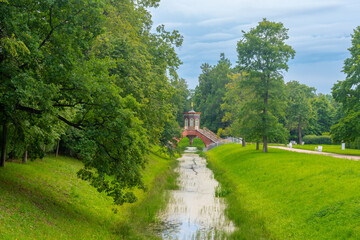 Puschkin ist ein Stadtteil von St. Petersburg, wo auch der  berühmte Katharinenpalast im Park zu...
