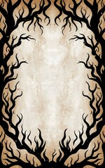 Halloween Border Frame Illustration