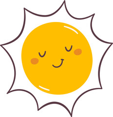 Sun Character Doodle