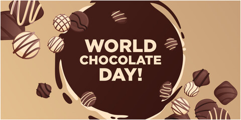 World Chocolate Day Banner Post