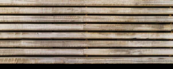 Obraz premium Detail of wooden battens wall pattern