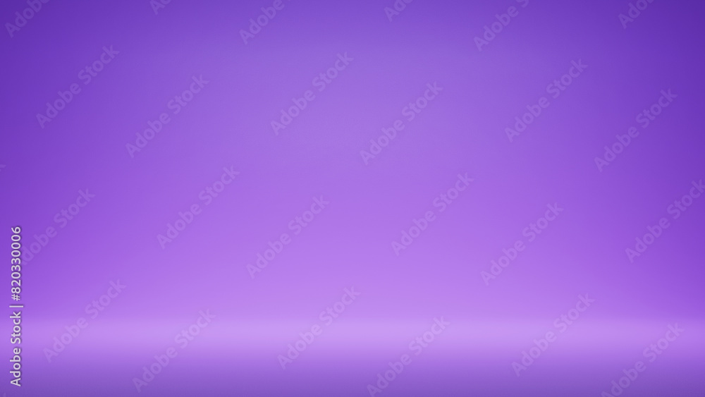 Aufkleber Purple empty bright background copy space. festive and advertising eco background - place for your text and design, product placement show room Purple color minimalism backdrop with spotlight gradient