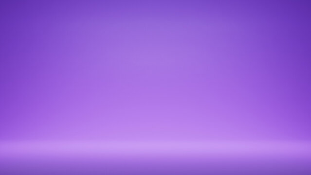 Purple empty bright background copy space. festive and advertising eco background - place for your text and design, product placement show room Purple color minimalism backdrop with spotlight gradient