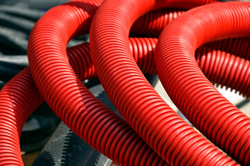 HDPE corrugated cable pipes