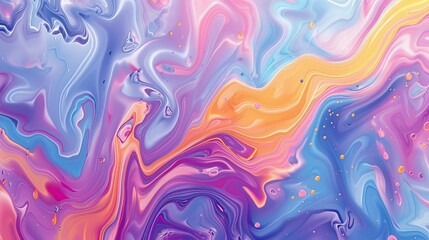 Fototapeta premium Colorful liquid pattern