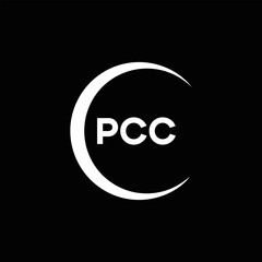 PCC logo. P C C design. White PCC letter. PCC, P C C letter logo design. P C C letter logo design in FIVE, FOUR, THREE, style. letter logo set in one artboard. P C C letter logo vector design.