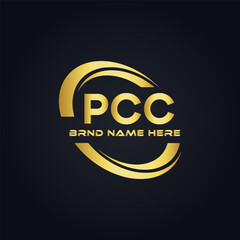 Obraz premium PCC logo. P C C design. White PCC letter. PCC, P C C letter logo design. P C C letter logo design in FIVE, FOUR, THREE, style. letter logo set in one artboard. P C C letter logo vector design.
