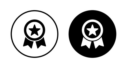 Achieve icon vector isolated on white background. Award vector icon. medal Vector icon . Achievement. stamp