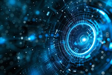 Fototapeta premium Futuristic technology abstract background
