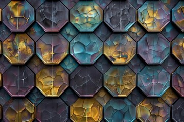 Hexagonal data pattern
