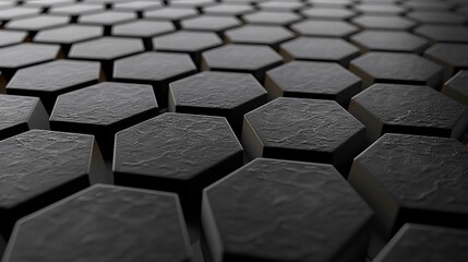 Obraz premium Hexagonal grid pattern