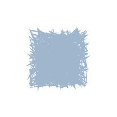 An isolated abstract grunge scribble background design element.