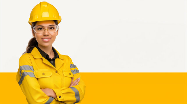 portrait of a female worker