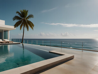 Rooftop Oasis: Infinity Pool Serenity with Ocean Views