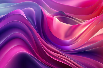 Abstract colorful background with curved lines, waves and gradient in vibrant colors. Abstract wallpaper design. High resolution, sharp focus
