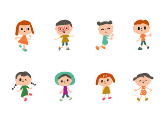 子どもたちのイラストセット