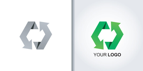 exchange swap logo vector