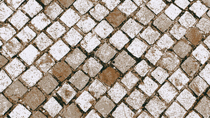 2-61c. Sidewalk block. Stone textured background image. Illustration.