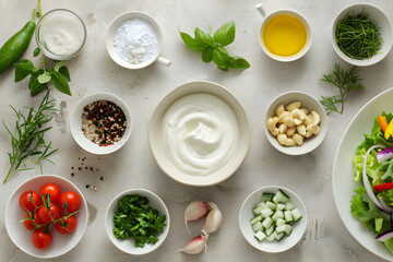 Step-by-Step Guide to Creating a Delicious and Healthy Yogurt Dressing: The Perfect Companion for Your Fresh Salads