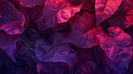 Fractal background of bougainvillea flowers in close-up.