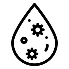 water pollution icon 