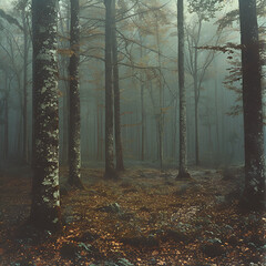 Fototapeta premium morning in the forest