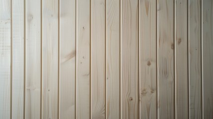 Naklejka premium Cream Wooden Wall Texture Background Surface, Offering A Warm And Inviting Look, High Quality