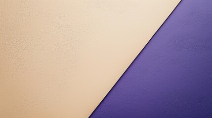 The background is bathed in light beige contrasting with blue and orange, enhanced by the gentle charm of complementary purple tones. The calming color palette invites calm and sophistication.