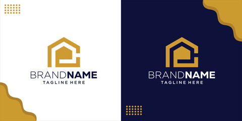 Creative PC P CP logo for Construction, Home, Real Estate, Building, Property, Awesome Minimal Trendy Professional Logo Design, Design Inspiration, Illustration, Vector