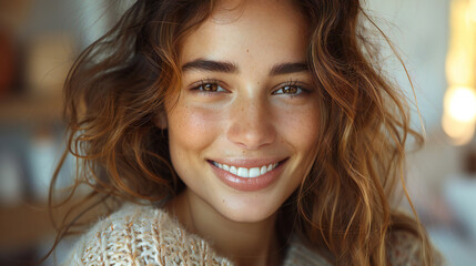 Attractive Hispanic Young Woman