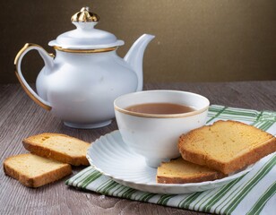 Fototapeta premium Slices of toast