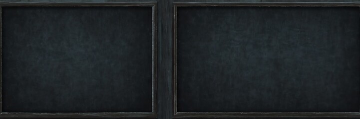 Fototapeta premium blank blue chalkboard texture for copyspace from Generative AI