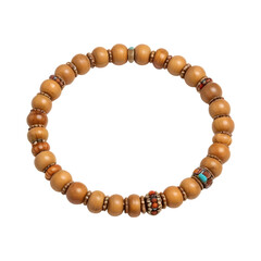 Obraz premium Beaded bracelet isolated on transparent background 