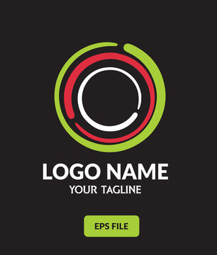 round logo circle vector for shiled hight resolution or logo bundar