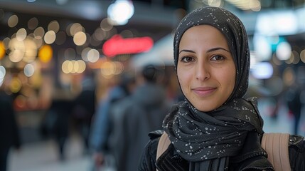 Fototapeta premium Female Reporter at Work