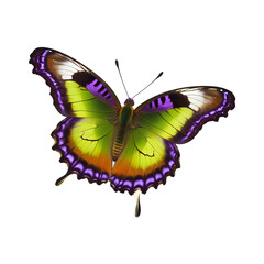 beautiful purple butterfly