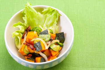 カボチャのサラダ