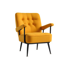 Stylish chair isolated on transparent background