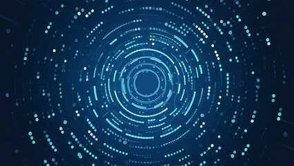 Structured database. Abstract digital wave particle. Digital music background. Sound vibrations. Futuristic dotted wave. Big data analytics. 3D illustration of nano particles in cyberspace